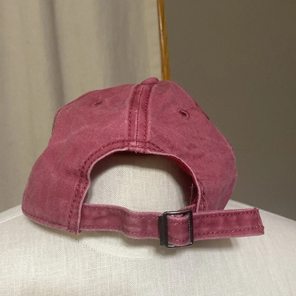 Mama bear mauve & white adjustable ball cap hat